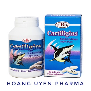  Viên sụn cá mập UBB Cartiligins - Chai 100 viên