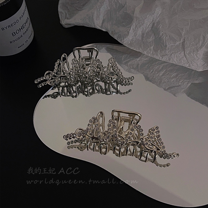 Kẹp Tóc Kim Loại Phối Dây Xích Dài Kiểu Hàn Quốc Thời Trang Cho Nữ