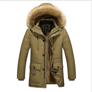 [HOT TREND 2024] Áo Khoác Phao Măng Tô Nam Có Mũ Lót Lông - Áo Phao Nam Siêu Ấm 2021