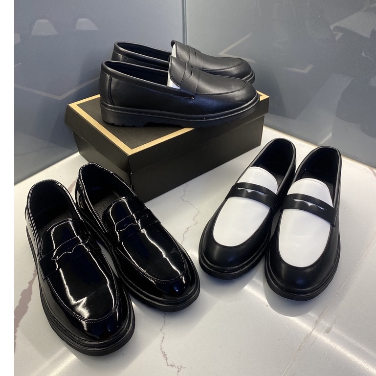 Penny Loafer sơn tùng đế khâu, giày lười nam kiểu dáng Modern