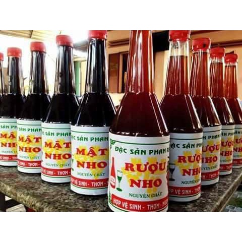 NƯỚC NHO NINH THUẬN LÊN MEN