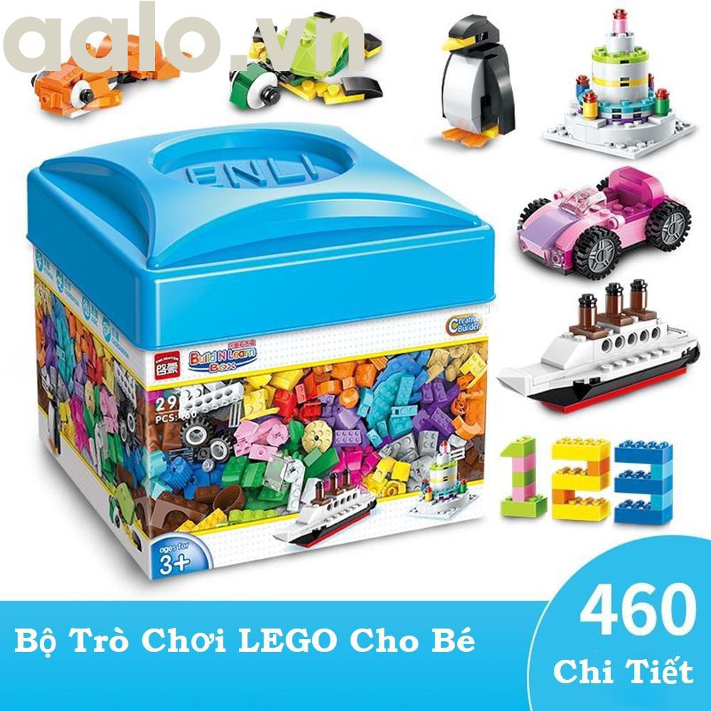 [Mã 155LIFESALE giảm 8% đơn 99K] Bộ lego nắp xanh 460 CHI TIẾT xả kho]