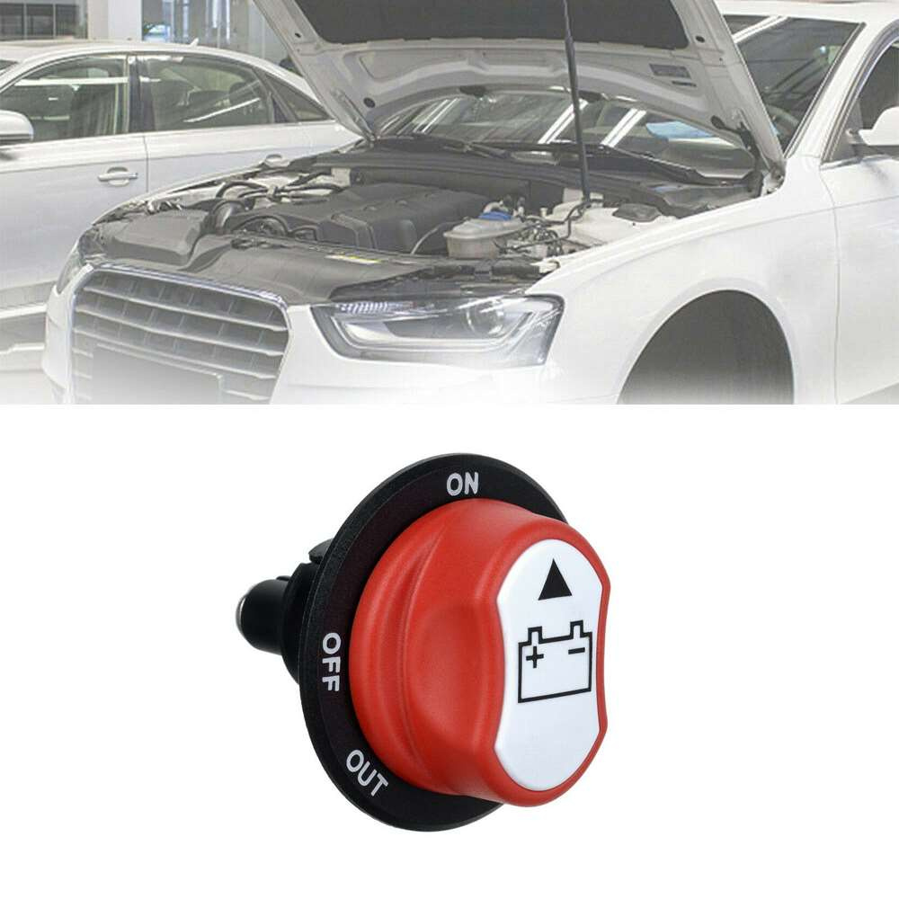 Lesonss 12V-24V 50A/100A High Current Switch Car Auto RV Marine Boat Battery Selector Isolator Disconnect Rotary Switch Cut