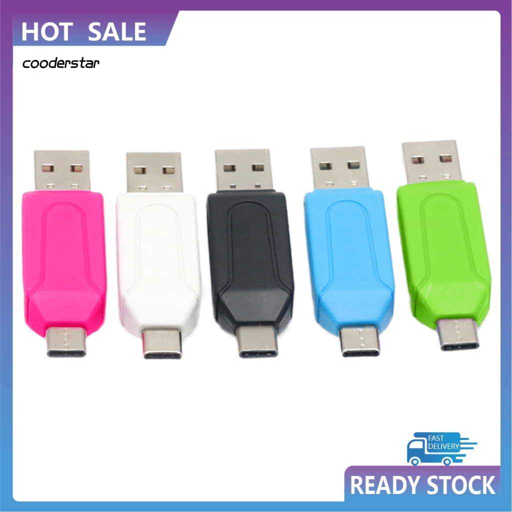 Đầu Đọc Thẻ Nhớ TF Cho Laptop Cổng USB Type-C TF SD-Card