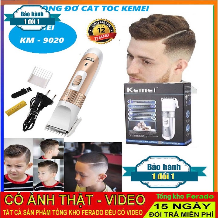 [ XẢ KHO ] Máy Tông Đơ Cắt Tóc Trẻ Em Kemei KM-9020, tăng đơ cắt tóc gia đình