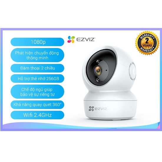 Camera Wifi dòng P/T EZVIZ_C6N 4MP 2K - Hàng chính hãng