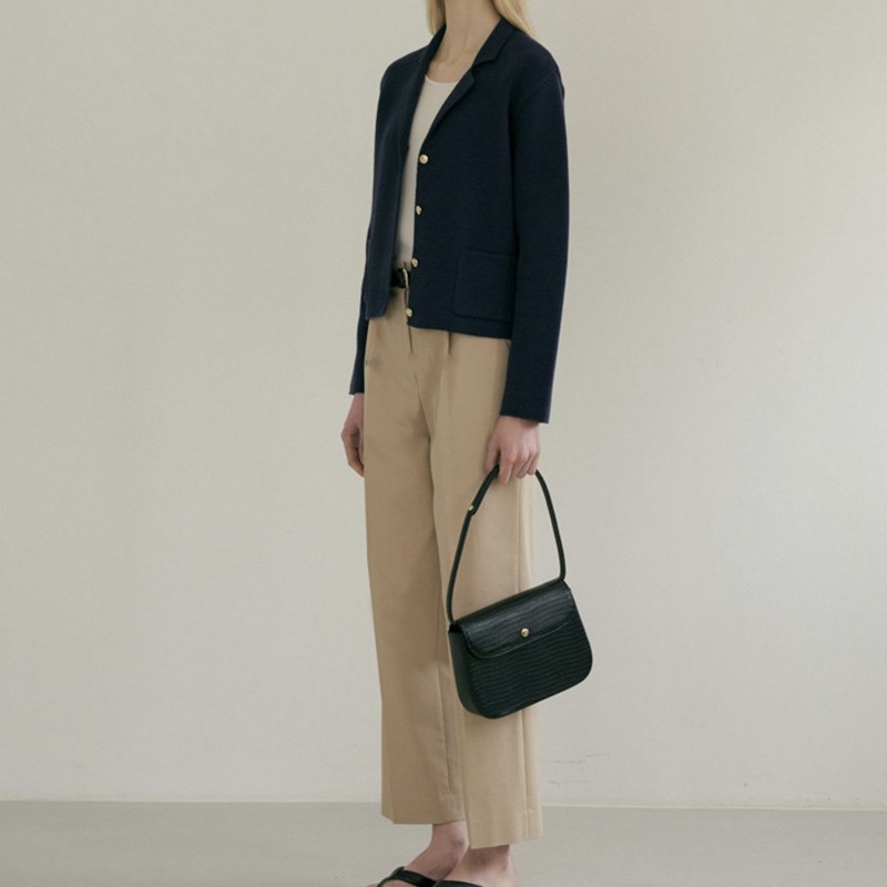 Niche Túi Đeo Vai Họa Tiết Thằn Lằn Cổ Điển Hàn Quốc Gylb1367