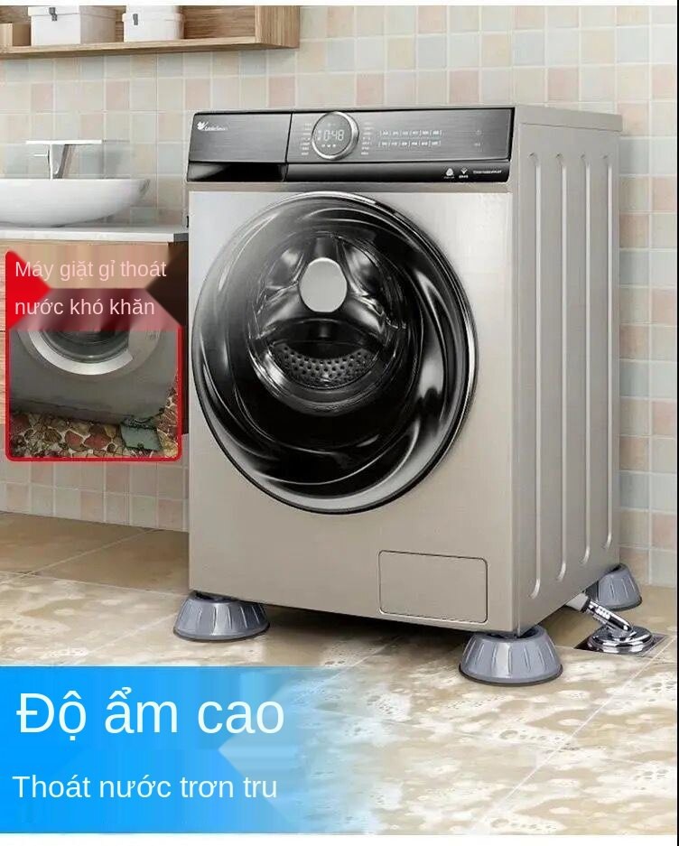 Máy Giặt Thảm Cực Sốc Chống Trượt Chân Bánh Xe Con Lăn Tự Động Đa Năng Đồ Nội Thất Cao Cấp Tăng Im Lặng Và Ổn Định