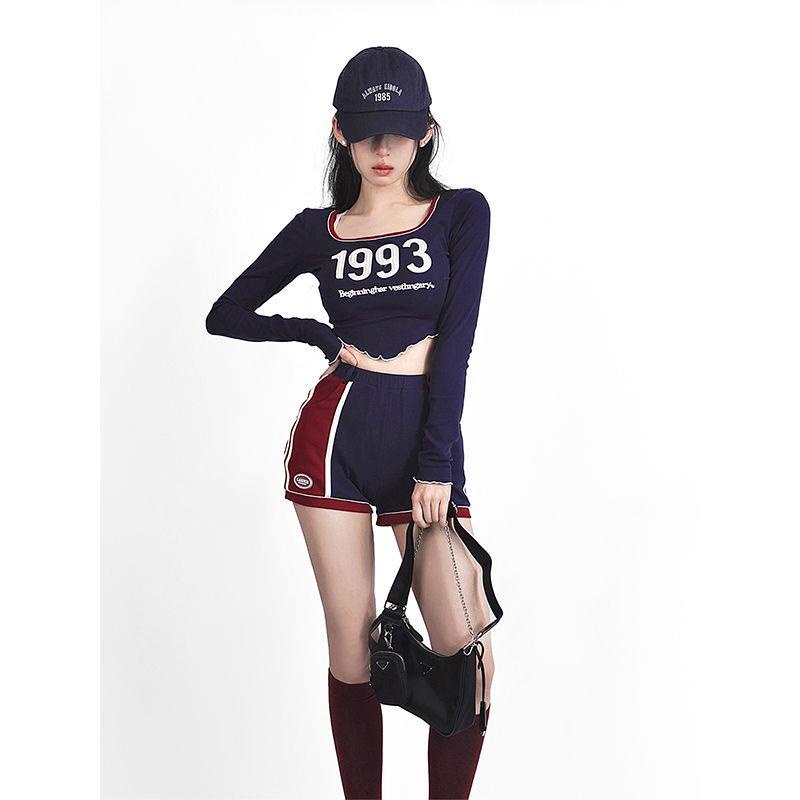 Bộ Đồ Thể Thao Thời Trang Mùa Xuân Phong Cách Hàn Quốc Dành Cho Nữ