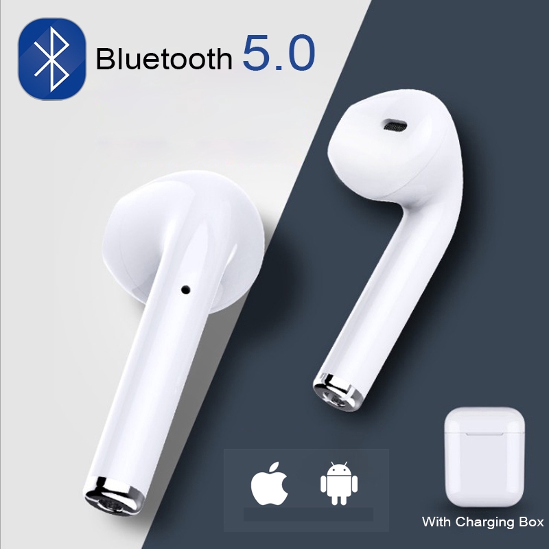 Tai nghe Bluetooth 5.0 mini i11 TWS âm thanh stereo tích hợp mic cho Iphone Android