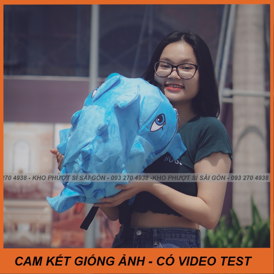 Balo Nhung tắc kè - Khủng long size lớn đựng mũ bảo hiểm fullface bằng vải nhung