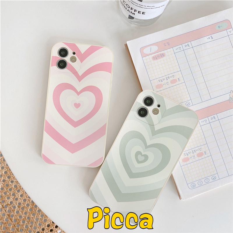 Ốp điện thoại TPU chống sốc hình trái tim màu cho Oppo A74 A15 A54 Reno 6 5F 4F 5 4 A12 A16 A55 A16K A52 A94 A53 2020