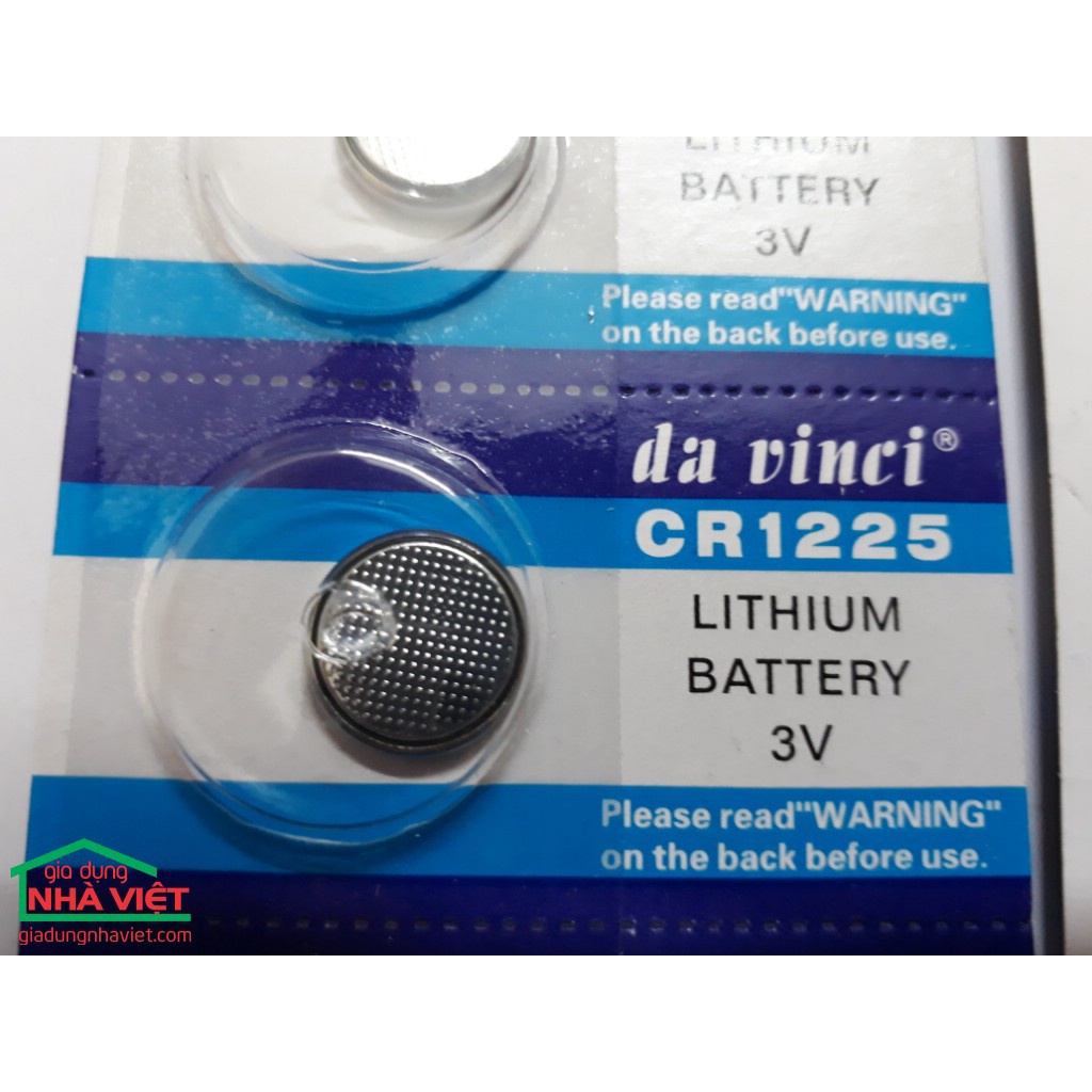 Pin Lithium Battery CR1225/ CR1620 (Giá bán lẻ 1 viên)