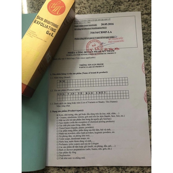 TẨY DA CHẾT DÀNH CHO MẶT HM