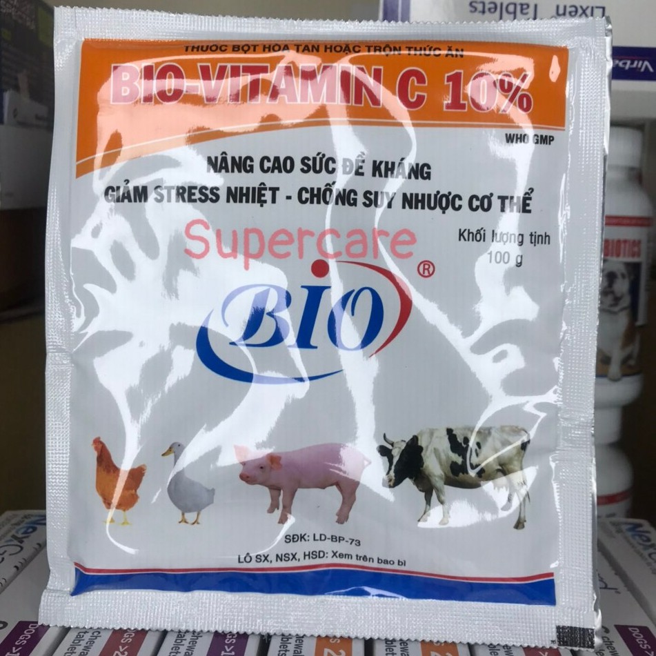 Bio Vitamin C 10% Nâng Cao Sức Đề Kháng Giảm Stress (100Gr)