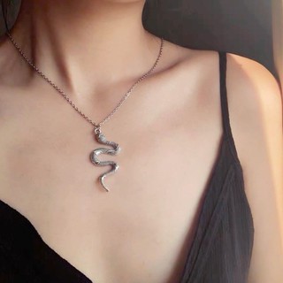  Dây Chuyền Mặt Hình Rắn Phong Cách Cổ Điển Cá Tính