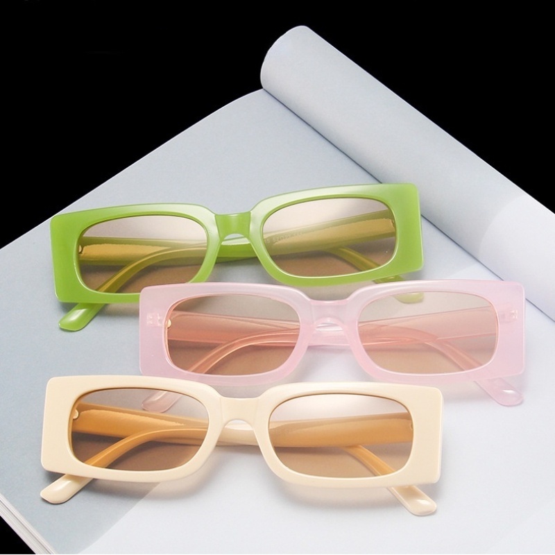 Kính Mát Gọng Vuông Nhỏ Thiết Kế Đơn Giản Thời Trang