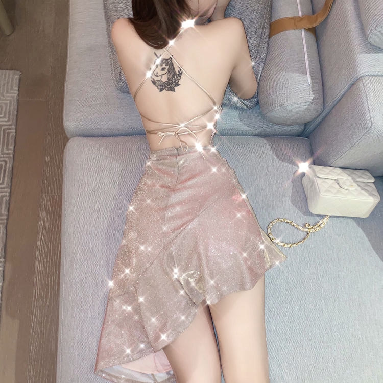 Đầm Ôm Cổ Yếm Hở Lưng Gợi Cảm Cho Nữ #4