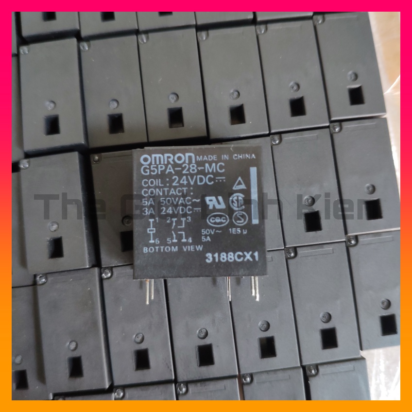 Relay / Rơ le OMRON 24vdc 6 chân 5A 50VAC / 3A 24VDC - relay bảo vệ loa