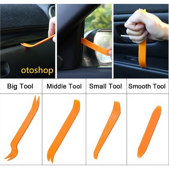 Bộ 5 dụng cụ tháo mở nội ngoại thất xe ô tô