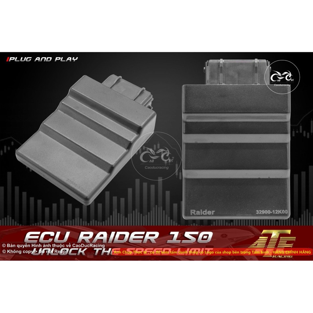 ECU mở tua máy Raider 150 - thích hợp xe đi pô xăng lửa