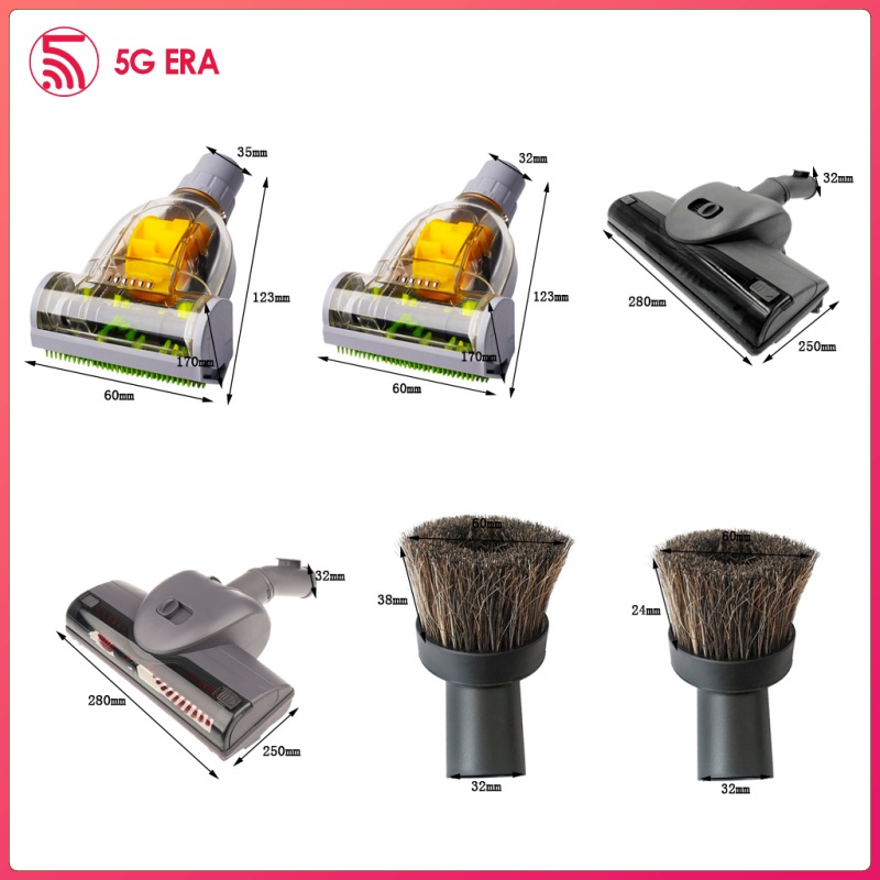 Đầu Chổi Lông Ngựa Mềm Thay Thế Cho Máy Hút Bụi 32mm
