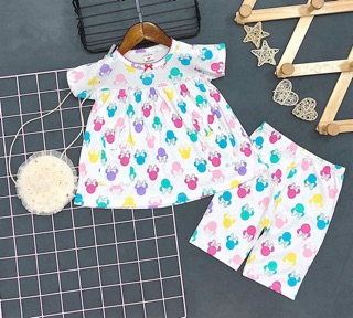 Bộ thun bozip bé gai size đại
