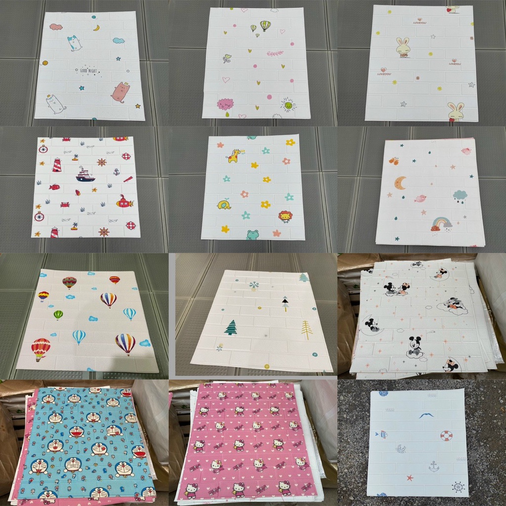 [GIÁ SỈ] Xốp Dán Tường Hoạt Hình Đa Dạng Màu Sắc - Hàng Chất Lượng Số 1 | BigBuy360 - bigbuy360.vn