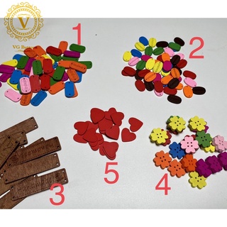 Cúc gỗ, nút gỗ handmade