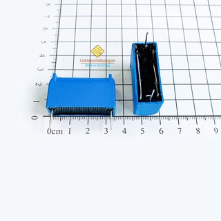 10 chiếc tụ bếp từ 3uF 275VAC 400VDC loại đứng màu xanh chính hãng BM
