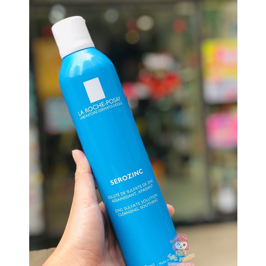 XỊT KHOÁNG LÀM DỊU DA SEROZINC LA ROCHE - PO SAY  300ML ( Tặng kèm mini)