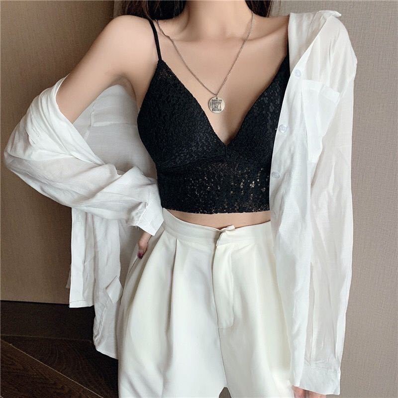 [Xả - dọn kho] Áo Bra ren áo hai dây lót nữ  họa tiết hoa gợi cảm tôn vòng một sexy quyến rũ Pasana0119