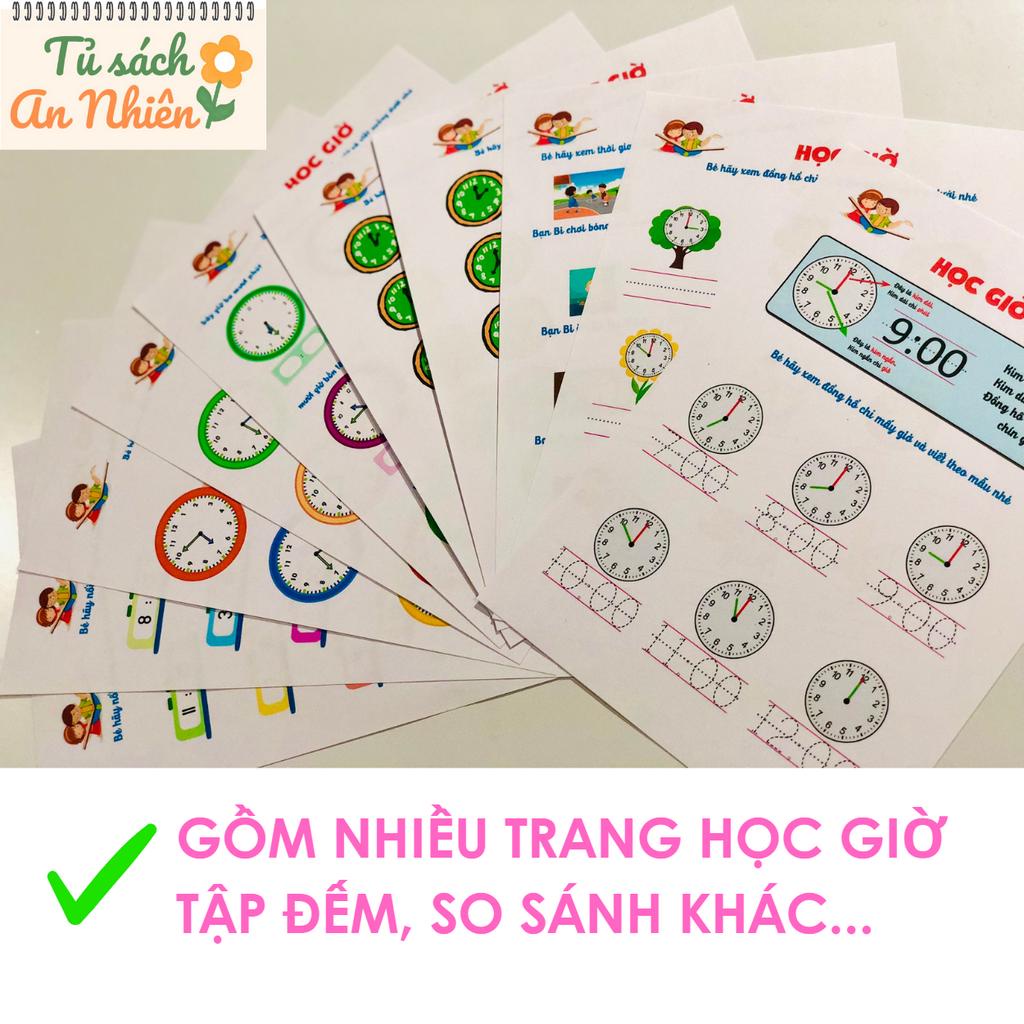 Bộ bài tập thực hành toán và tư duy cho bé