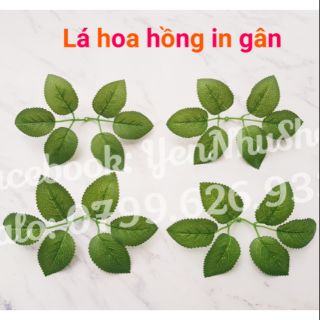 Lá hoa hồng nhựa giả loại đẹp (mua nhiều giảm giá)
