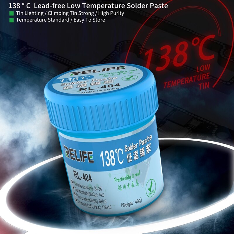 Chì nhiệt độ thấp RL-404 138°C