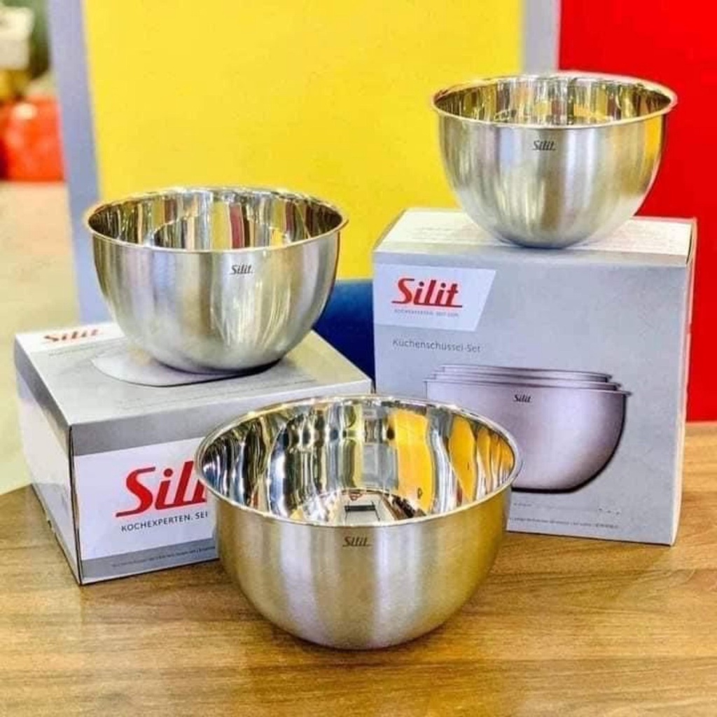 Set 3 âu trộn inox SILIT