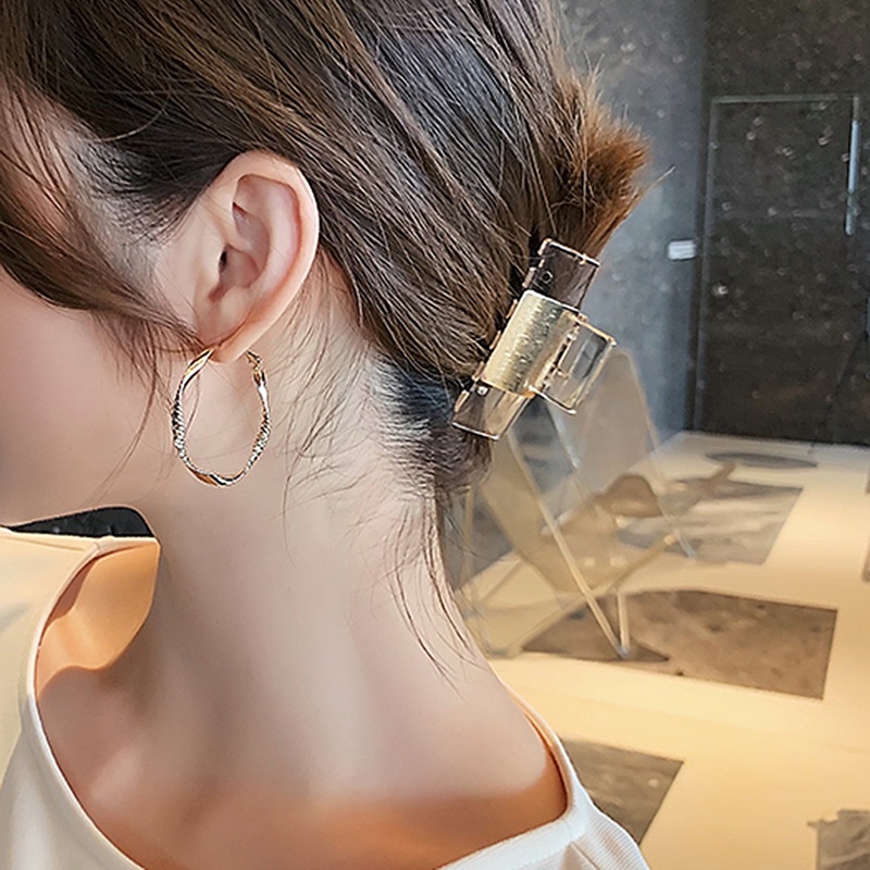 Bông Tai Mạ Bạc 925 Hình Tròn Phong Cách Retro Dành Cho Nữ