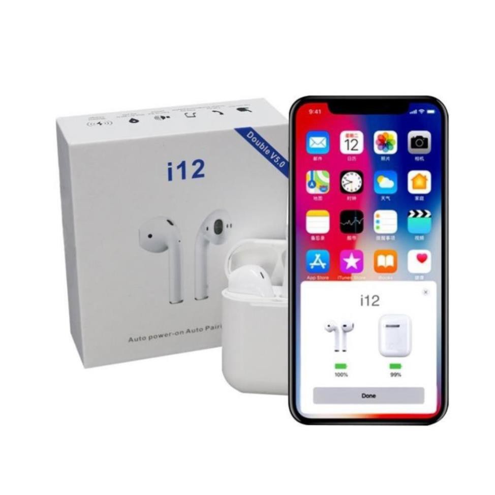 Tai Nghe bluetooth i12 thế hệ mới - Tai nghe không dây- Dùng nhiều dòng điện thoại- Kochioshop | BigBuy360 - bigbuy360.vn