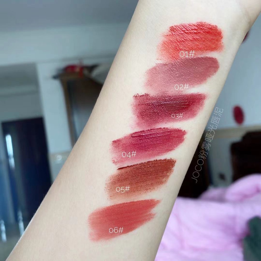 Son môi mềm mịn dưỡng ẩm JOCO Lip Glaze nội địa trung chống nước lâu trôi 4g