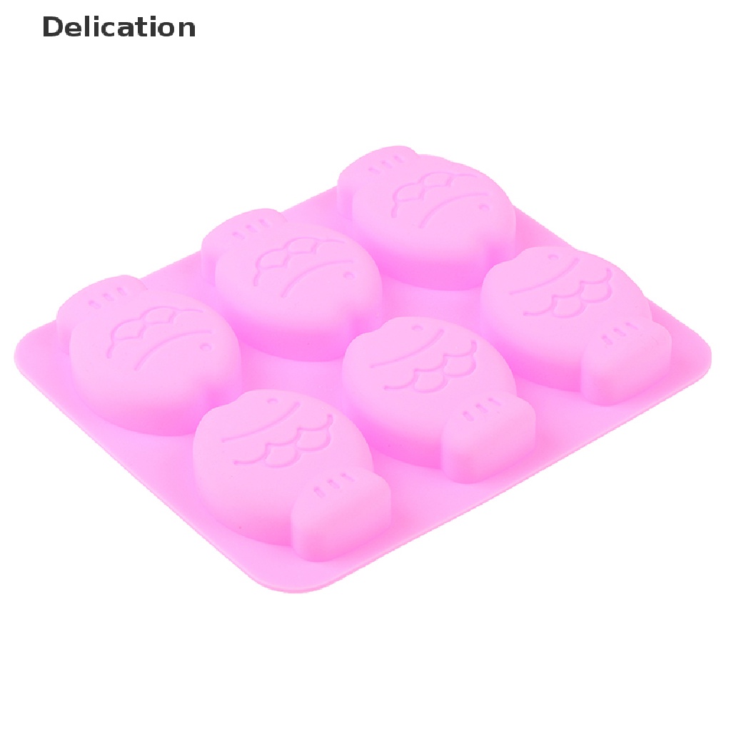Khuôn làm bánh chất liệu silicone hình cá dễ thương