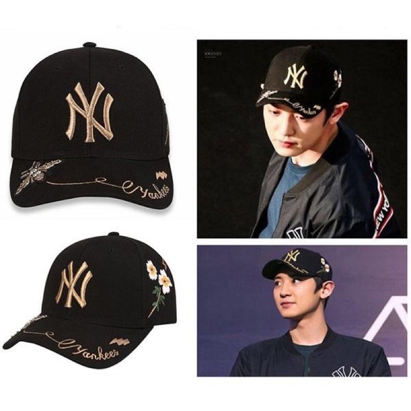 Mũ nón lưỡi trai MLB thêu chữ nổi 3D NY Con Ong.Mũ thời Trang MLB nam nữ cao cấp xuất xứ Trung Quốc.Bảo Hành 3 tháng
