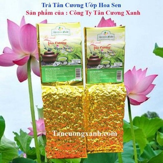 Trà tân cương ướp hoa sen tân cương xanh 100 gram