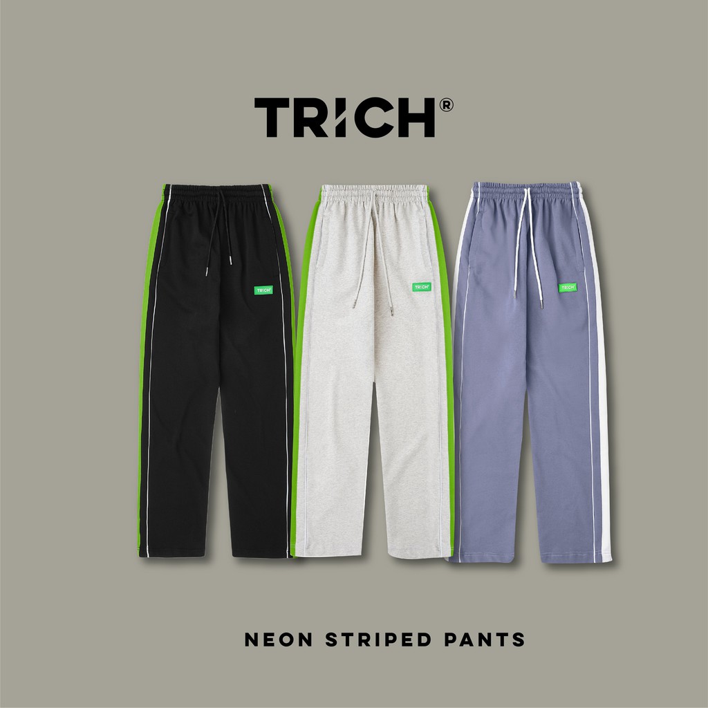 NEON STRIPED PANTS