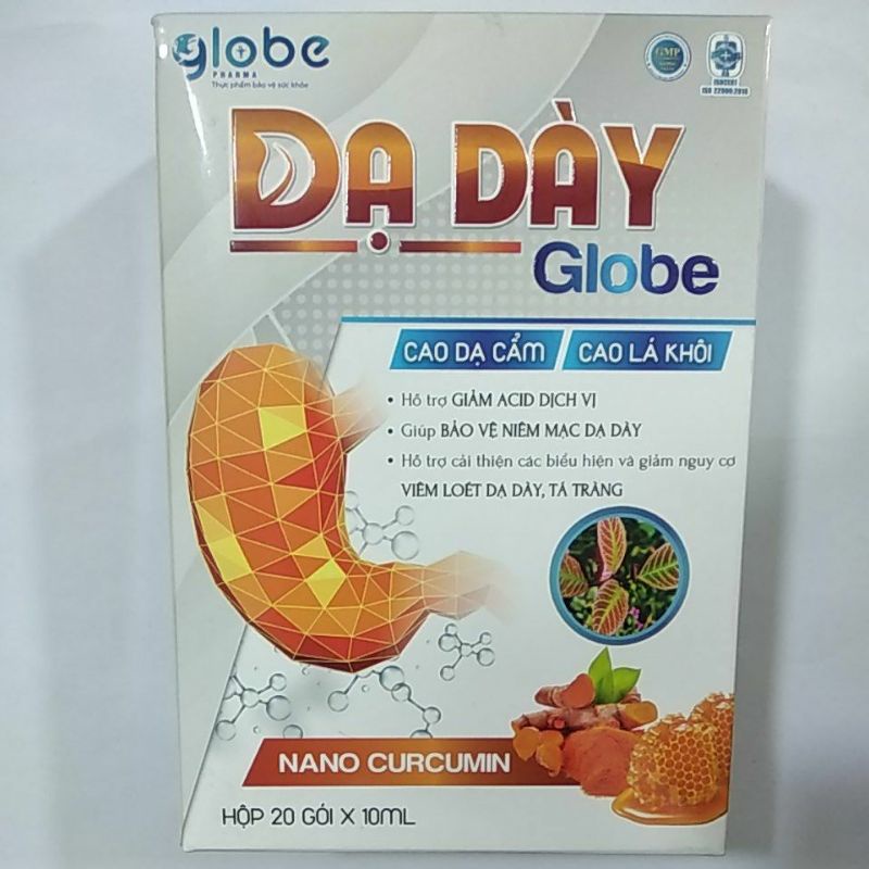 Dạ Dày Globe _Dùng cho người lớn (hộp 20 gói x10ml)