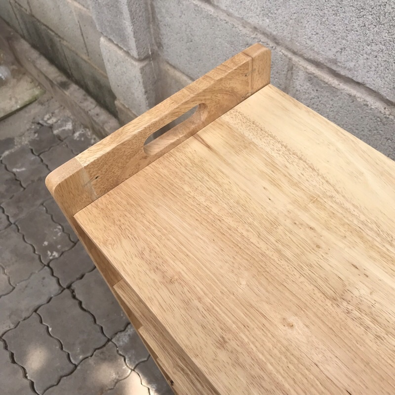 Kệ Để Giày Dép Gỗ Ngang 64cm-70cm Cao 3-4-5-6 Tầng Kèm Quai Sách