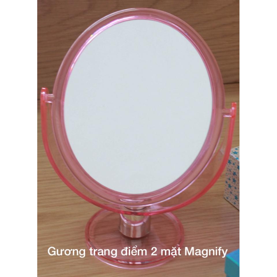 Gương trang điểm 2 mặt Magnify, 1 mặt phóng to, 1 mặt bình thường - SPE002201711