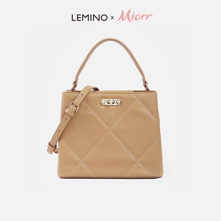 Túi xách nữ khóa xoay mẫu mới Lemino x Miorr MT058
