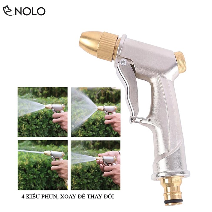 Bộ Đầu Vòi Tăng Áp Lực Nước Nhiều Chế Độ Phun Model STA02 Có Tăng Giảm Áp Lực Phun Chất Liệu Hợp Kim