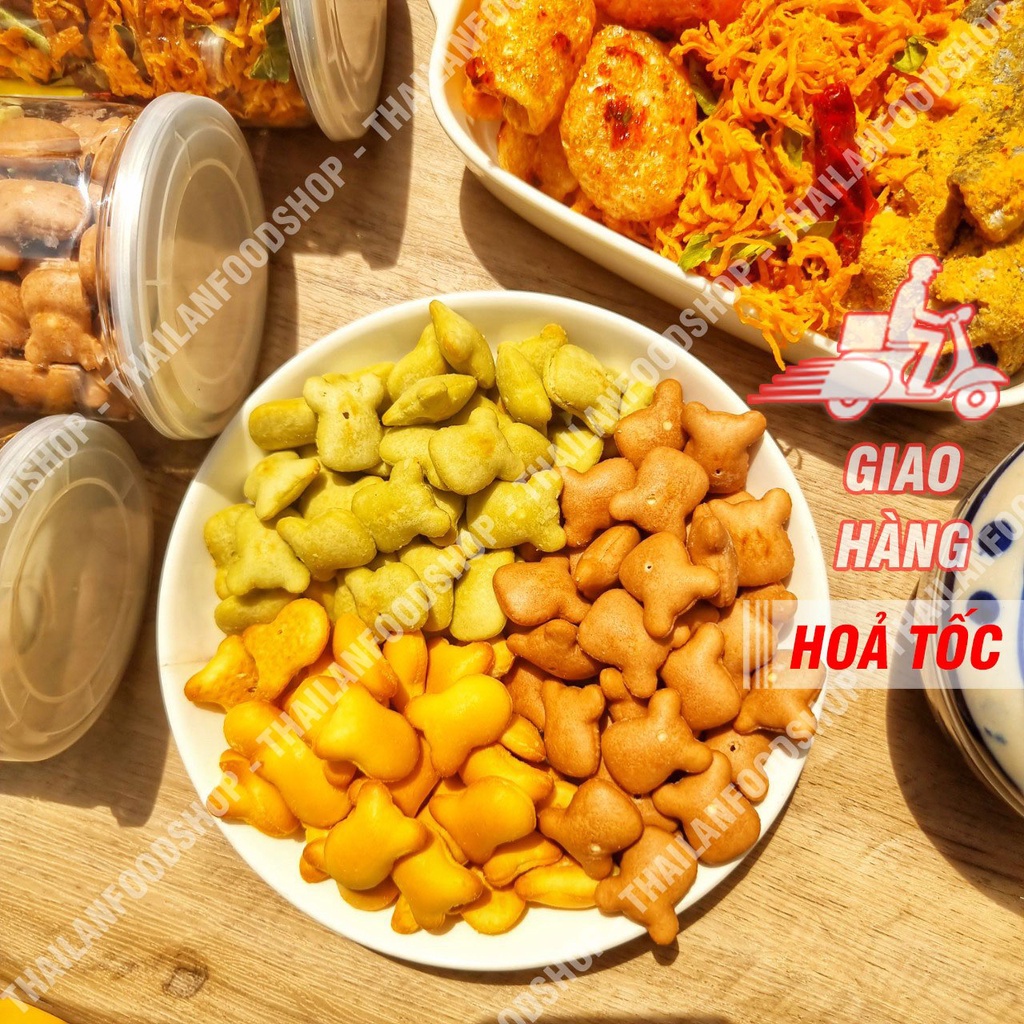 Bánh Gấu Mix 3 Vị  Lon 300gr