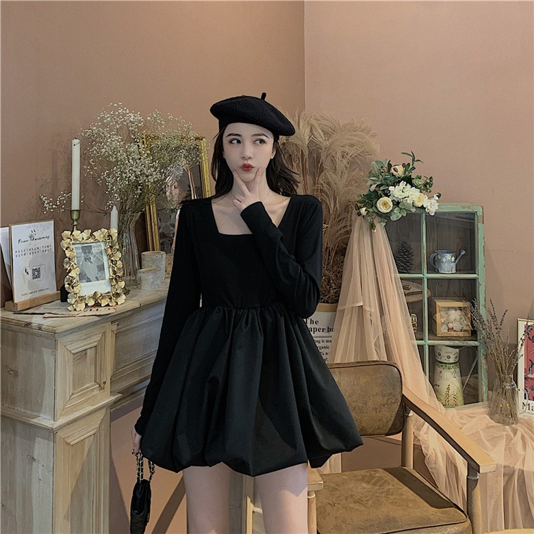Đầm ulzzang dáng xòe AK483